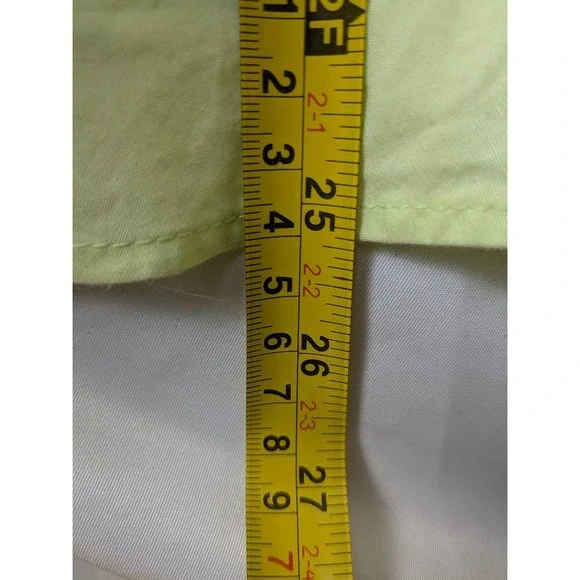 Nasty Gal Dress Girls Size 2 Lime Green Cotton Sun Dress Ruffle Open Back - Picture 7 of 7